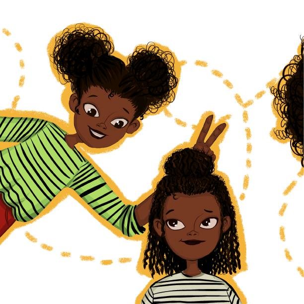 Interior page from a children's book by Crystal Swain-Bates